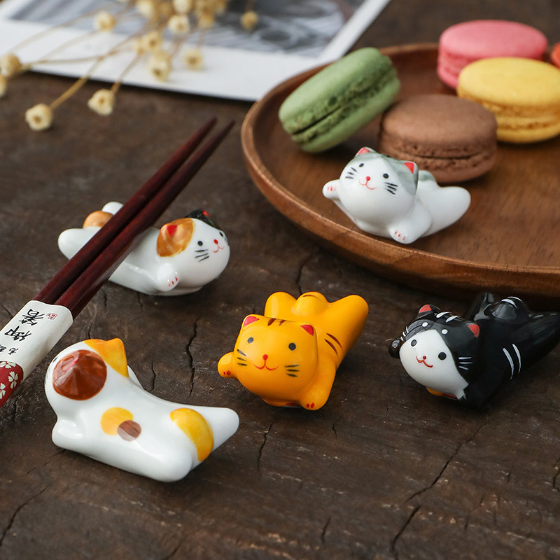 Chopstick Rest Ceramic - Poggiacoltelli in Ceramica a Forma di