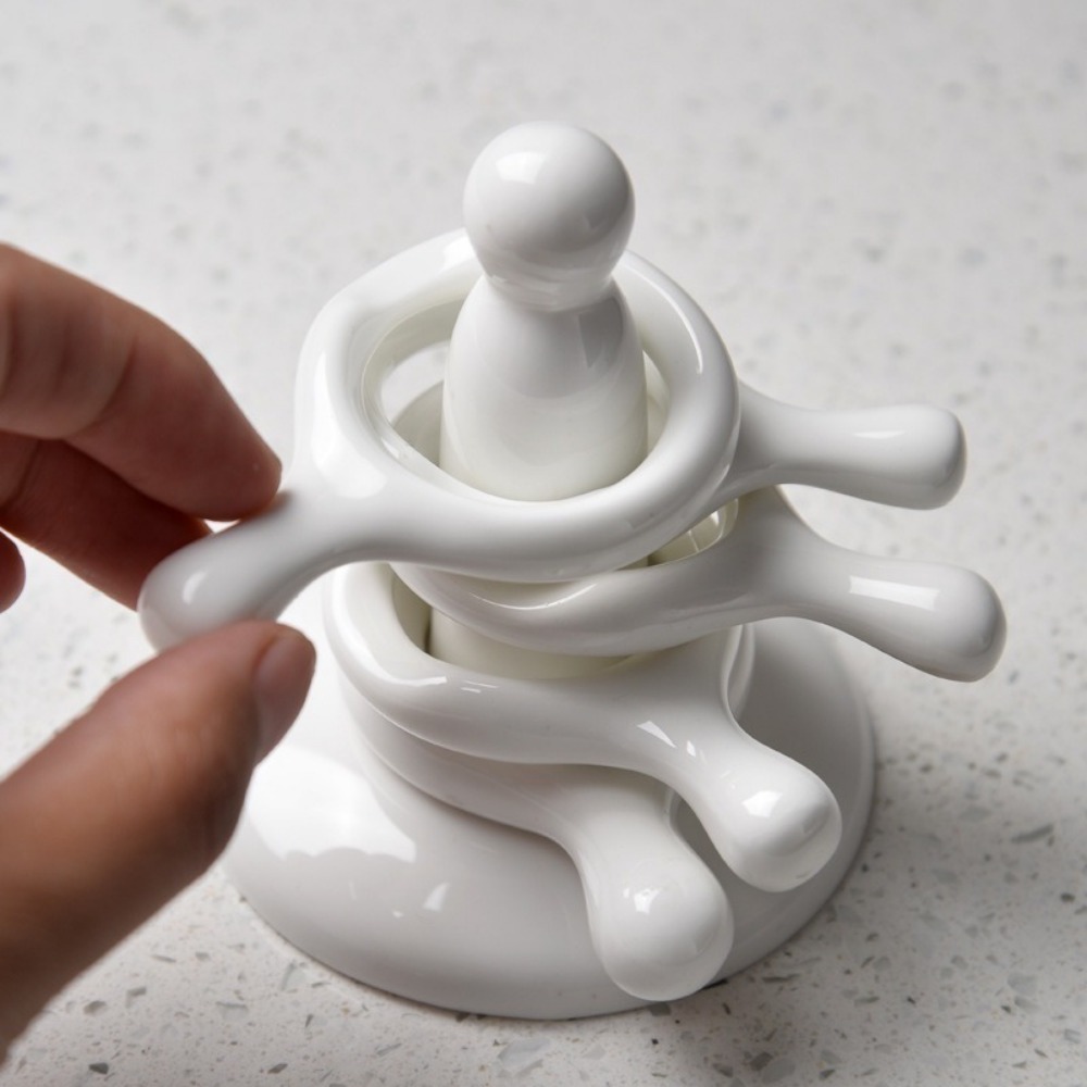 Chopstick Rest Ceramic - Set di 6 Portacoltelli in Ceramica