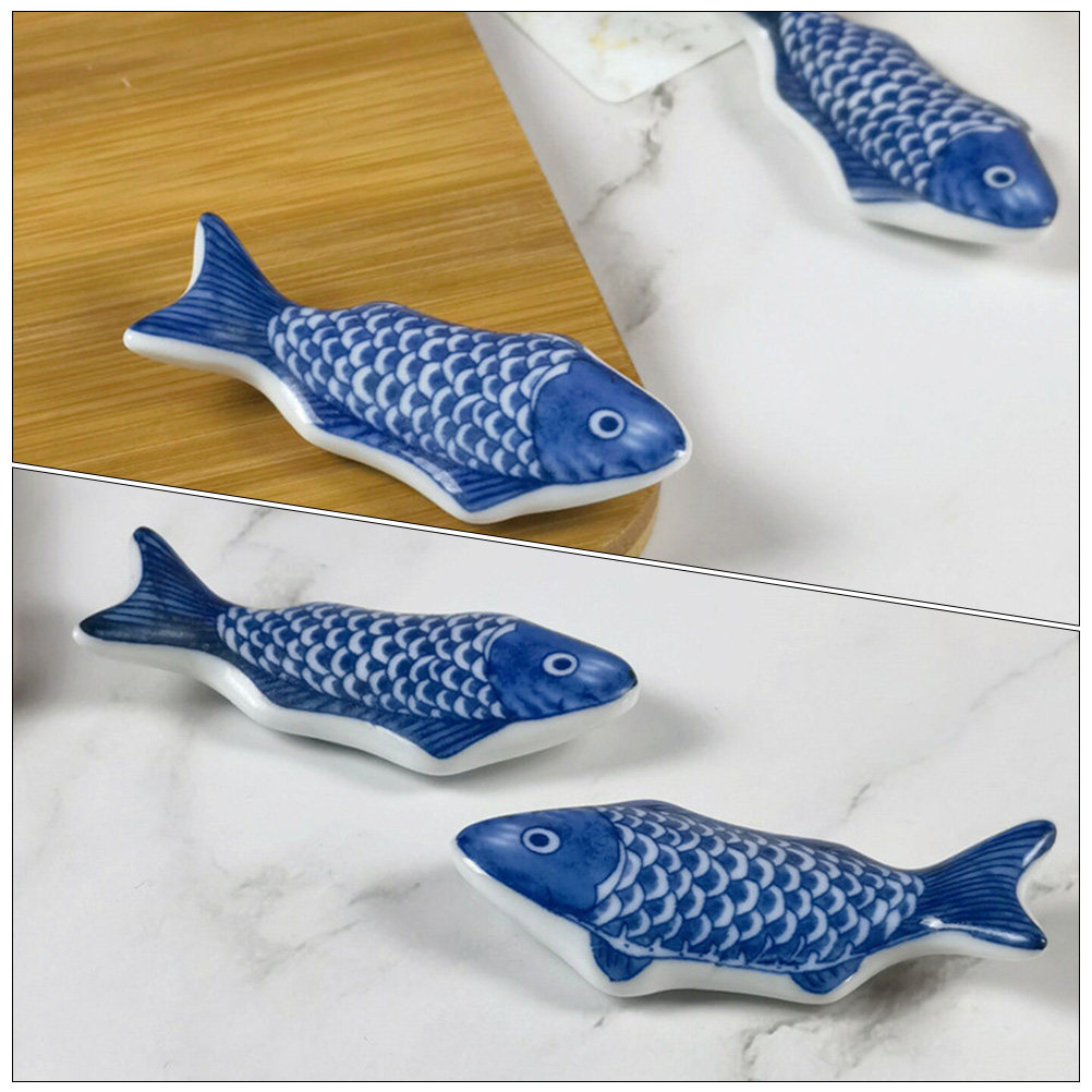Chopstick Rest Ceramic - 2 Pezzi Porta Bacchette in Ceramica