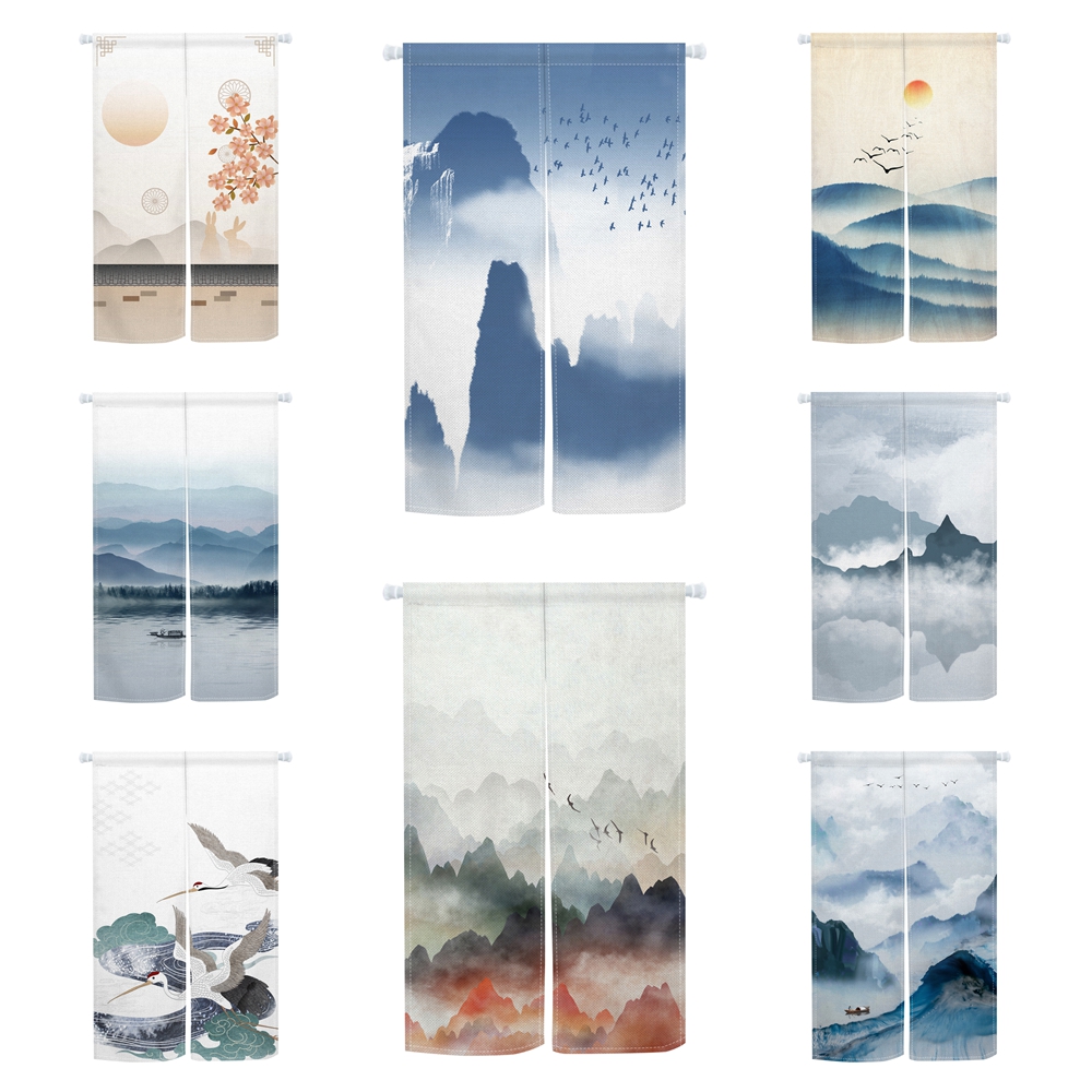 Noren Curtain Doorway - Tende Noren Tradizionali Giapponesi con Motivi