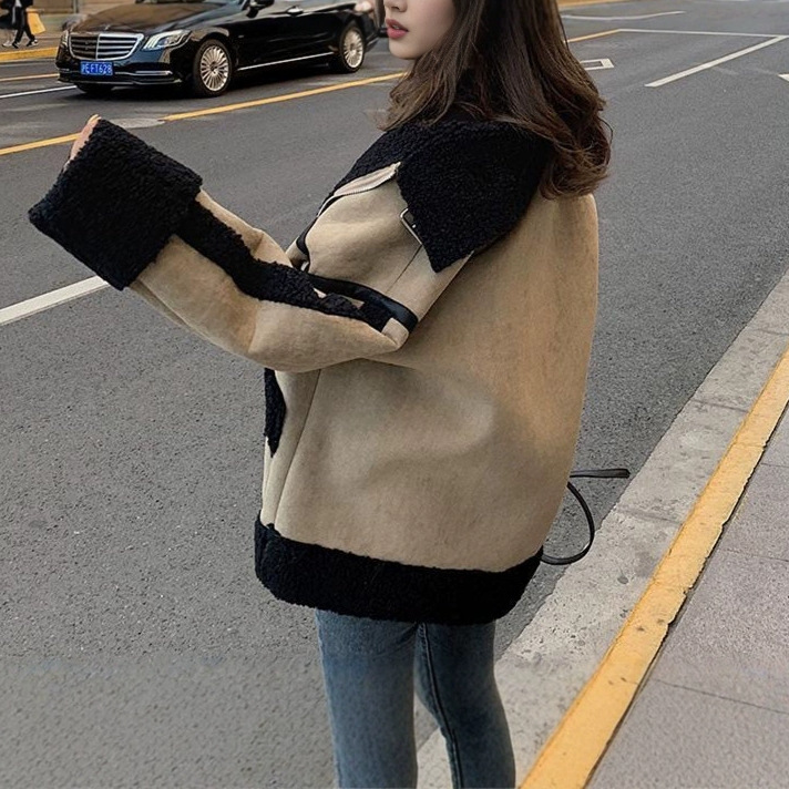 Japanese Women Lifestyle - Giacca in lana di agnello Cappotti