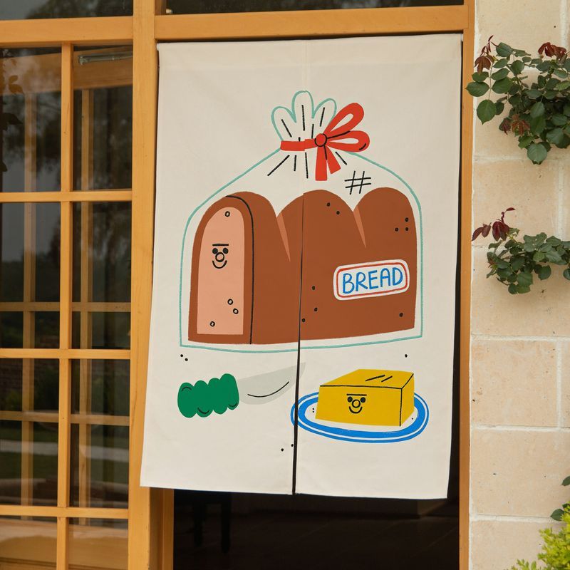 Noren Curtain Doorway - Tenda da Porta VIKAMA con Stampa