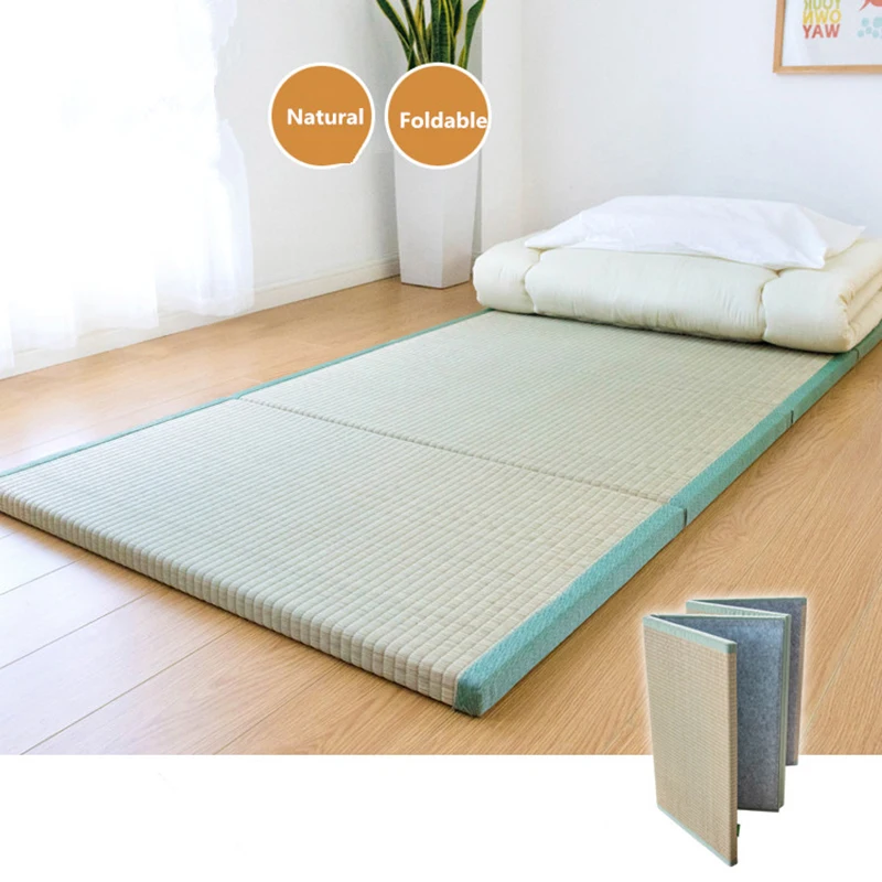 Tatami Mat Rush - Materasso per dormire Tatami pieghevole Natural