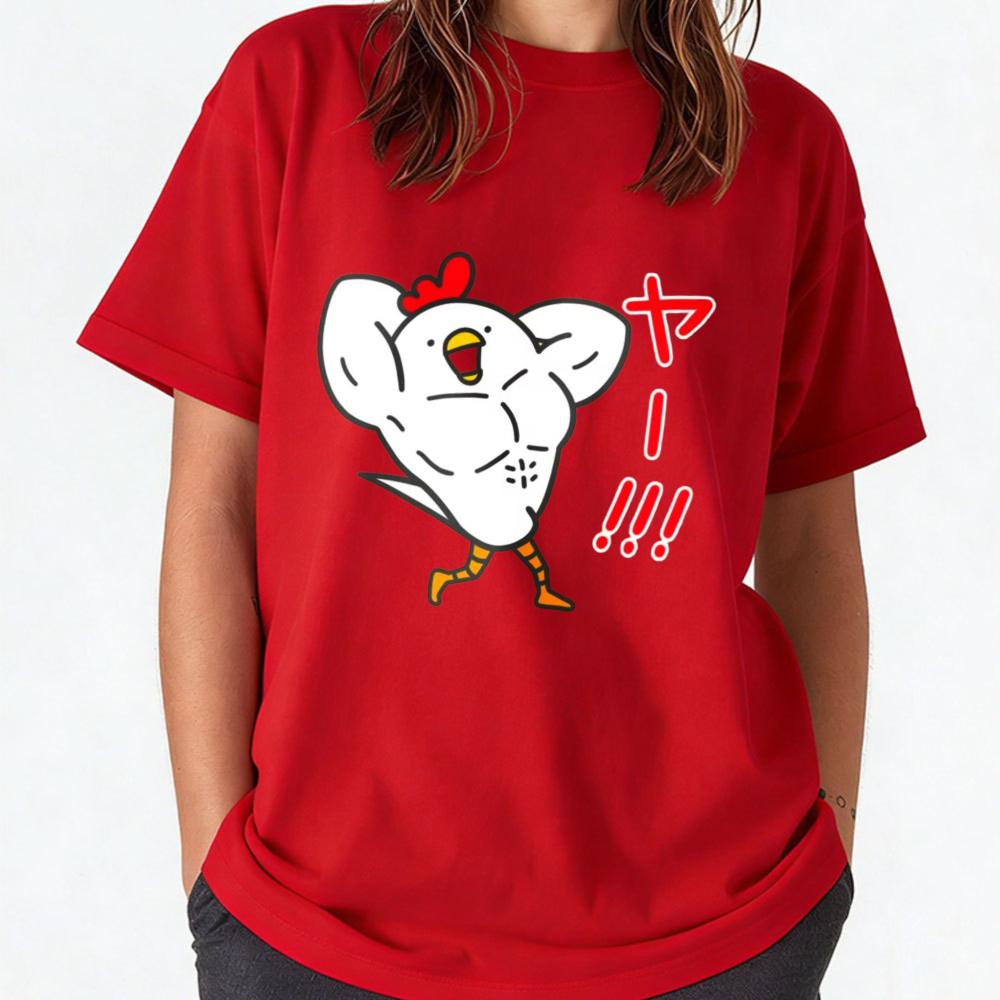 Japanese Women Lifestyle - T-shirt da donna in cotone con