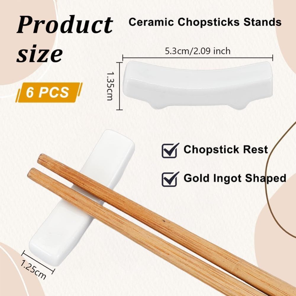 Set di 6 Poggiacucchiai in Cer - Chopstick Rest Ceramic recensione e prezzo