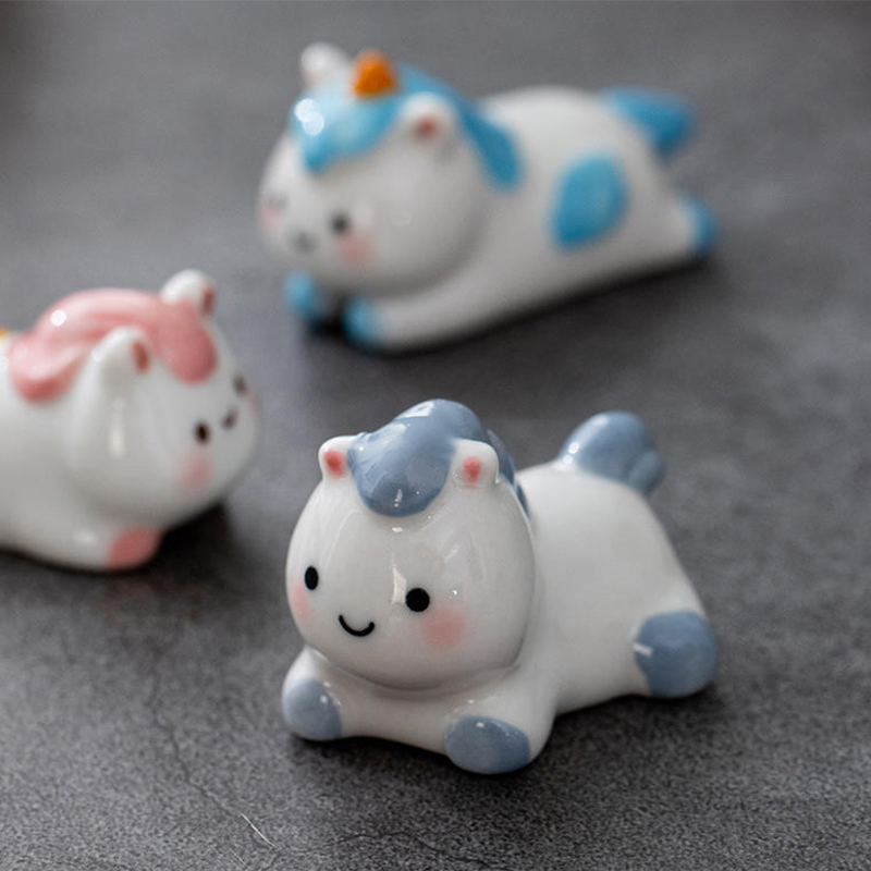 1 pezzo carino cavallo in cera - Chopstick Rest Ceramic recensione e prezzo