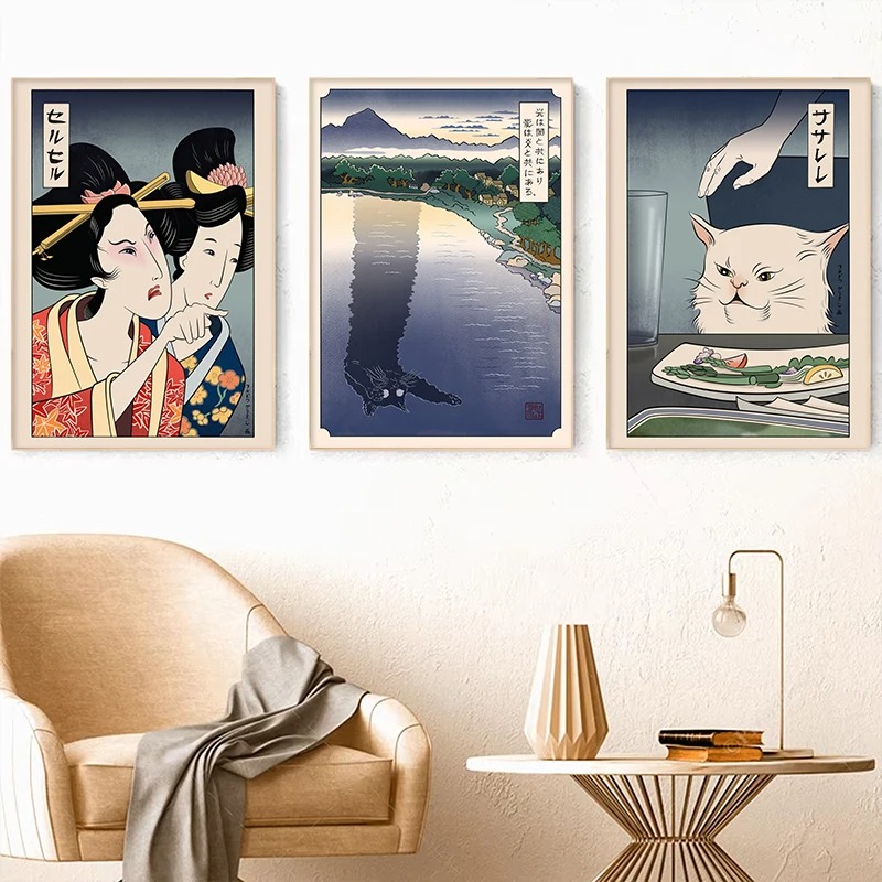 Stile giapponese Ukiyoe Poster - Japanese Women Lifestyle recensione e prezzo