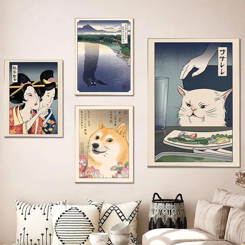 Stile giapponese Ukiyoe Poster - Japanese Women Lifestyle recensione e prezzo