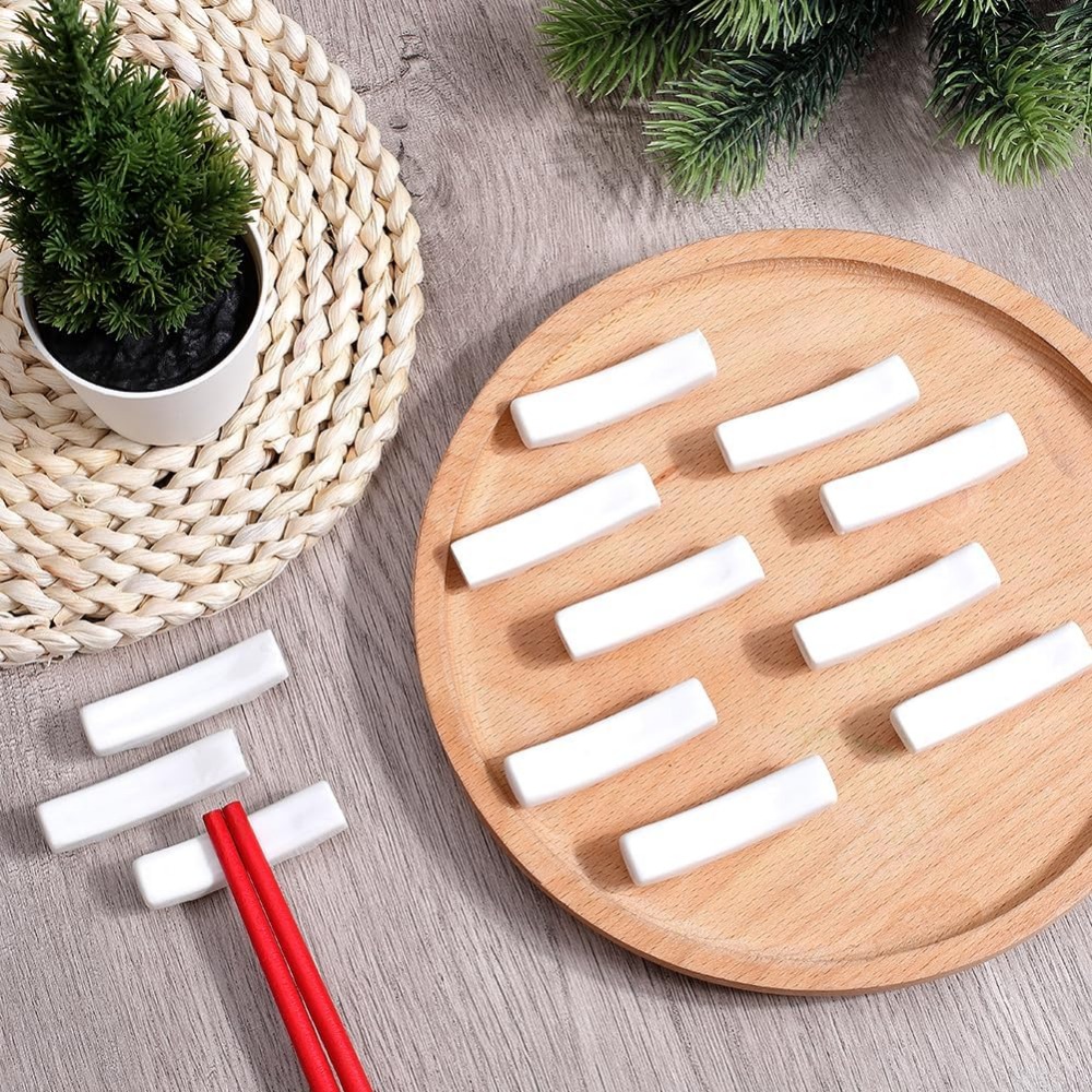12 pezzi poggia bacchette bian - Chopstick Rest Ceramic recensione e prezzo