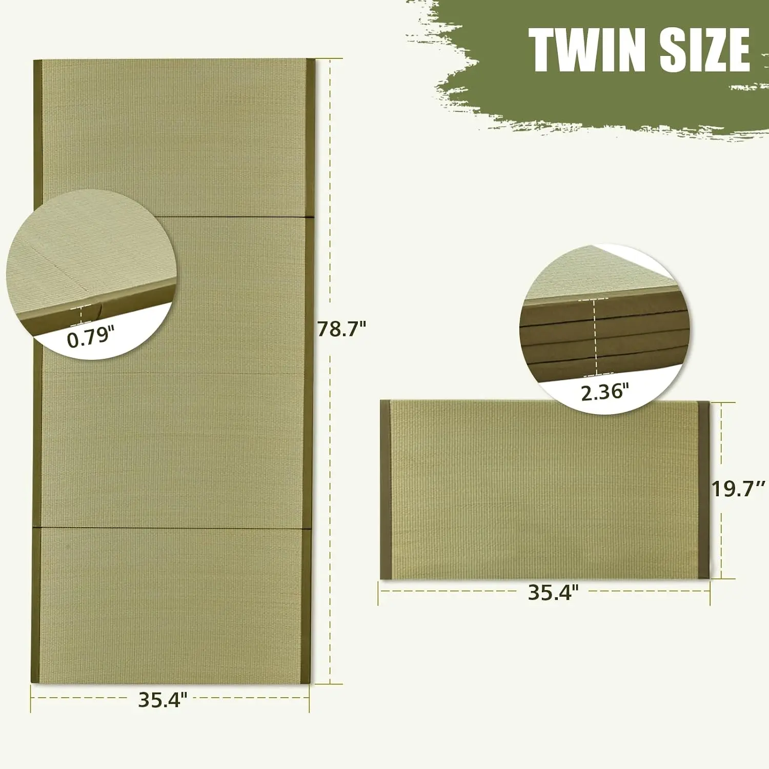 Tappetino Tatami Giapponese, M - Tatami Mat Rush recensione e prezzo